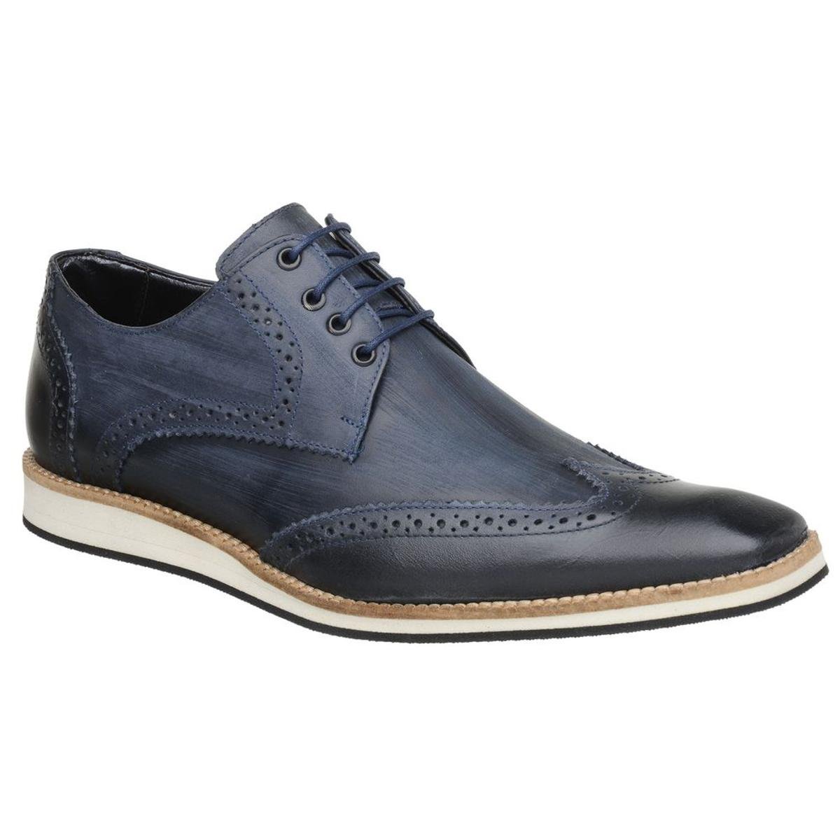 sapato oxford masculino azul
