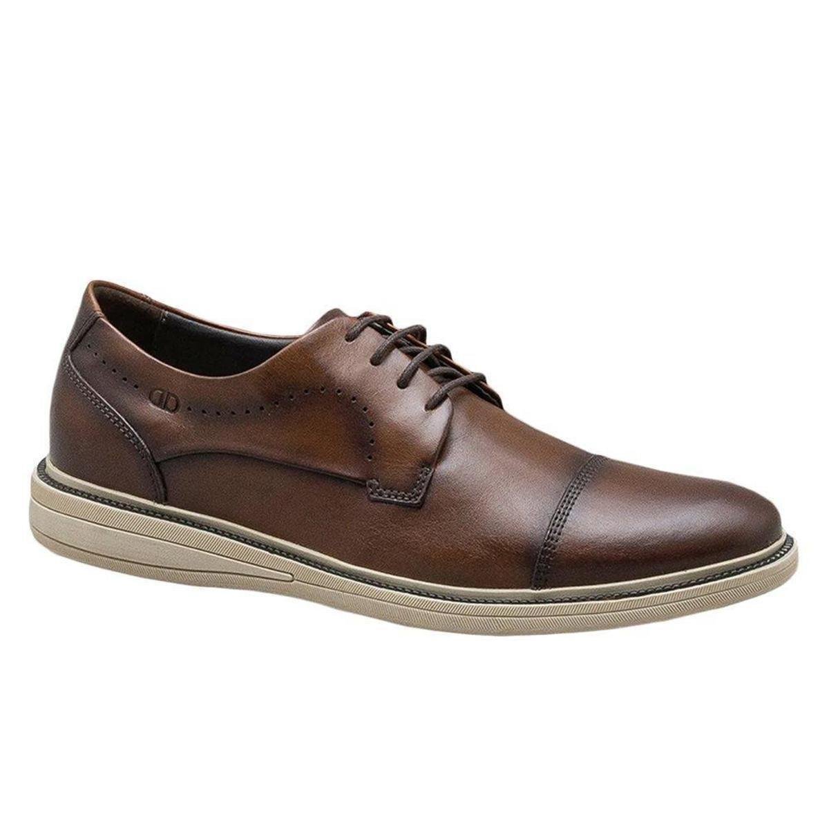 Sapato Casual Democrata Metropolitan Bay Masculin - Marrom Menor preço em Sapato Casual Democrata Metropolitan Bay Masculin - Marrom