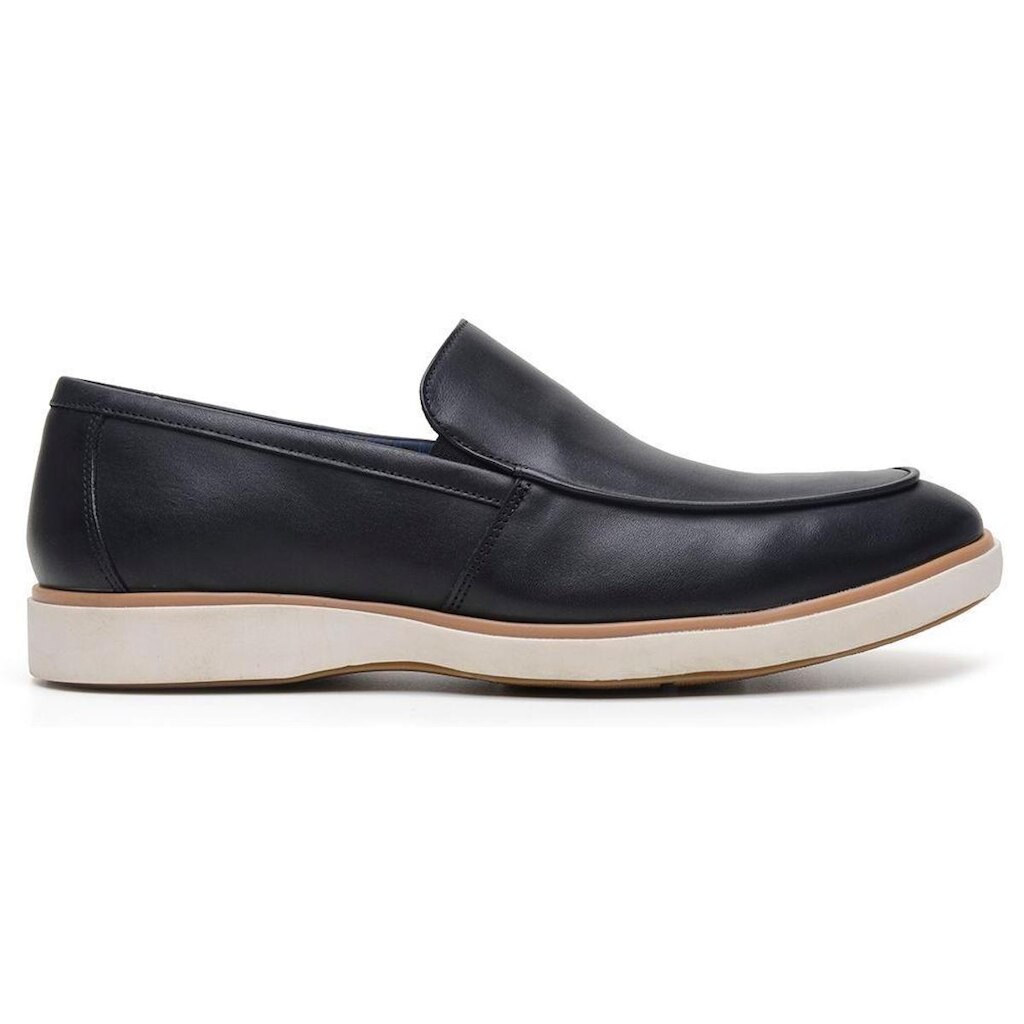 Sapato Casual  Em Couro Masculino