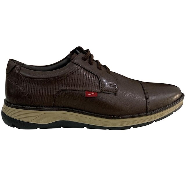 Sapato Casual Ferracini Fluence Masculino Tabaco