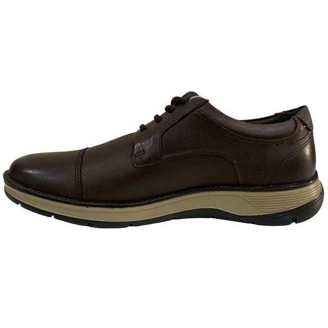 Sapato Casual Ferracini Fluence Masculino Tabaco