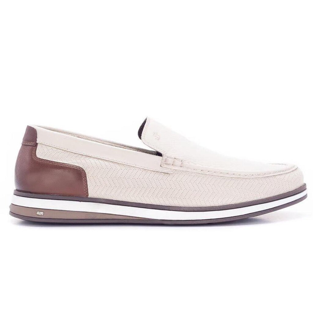 Sapato Casual Jota Pe Off White Wind Em Couro 82750