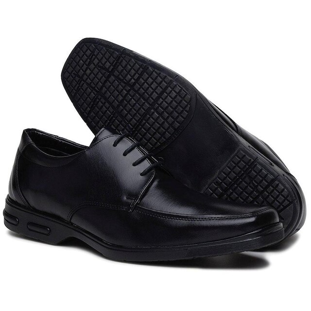 Sapato Casual Masculino Cadarço Esporte Fino Palmilha Com Alta Absorção de Impacto Super Leve