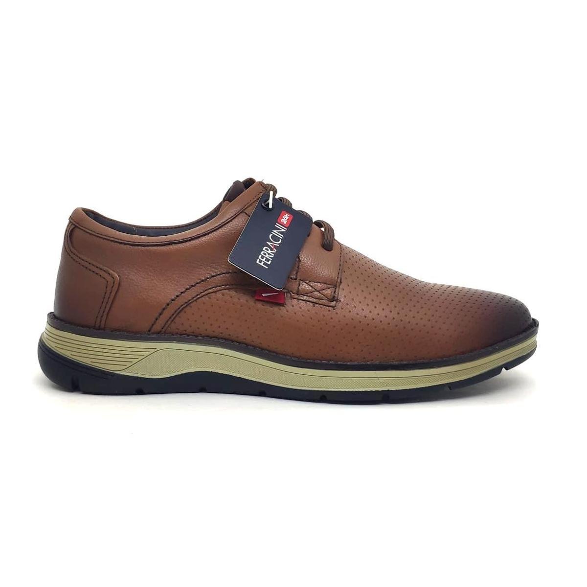 Sapato Casual Masculino Ferracini 24h Fluence - 39724 Menor preço em Sapato Casual Masculino Ferracini 24h Fluence - 39724
