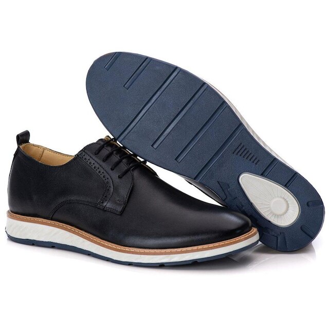 Sapato Casual Masculino Loafer Elite Couro Premium