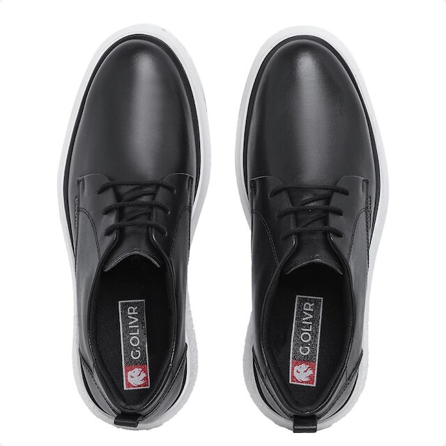 Sapato Casual Masculino Moderno Com Atacador Linha Conforto