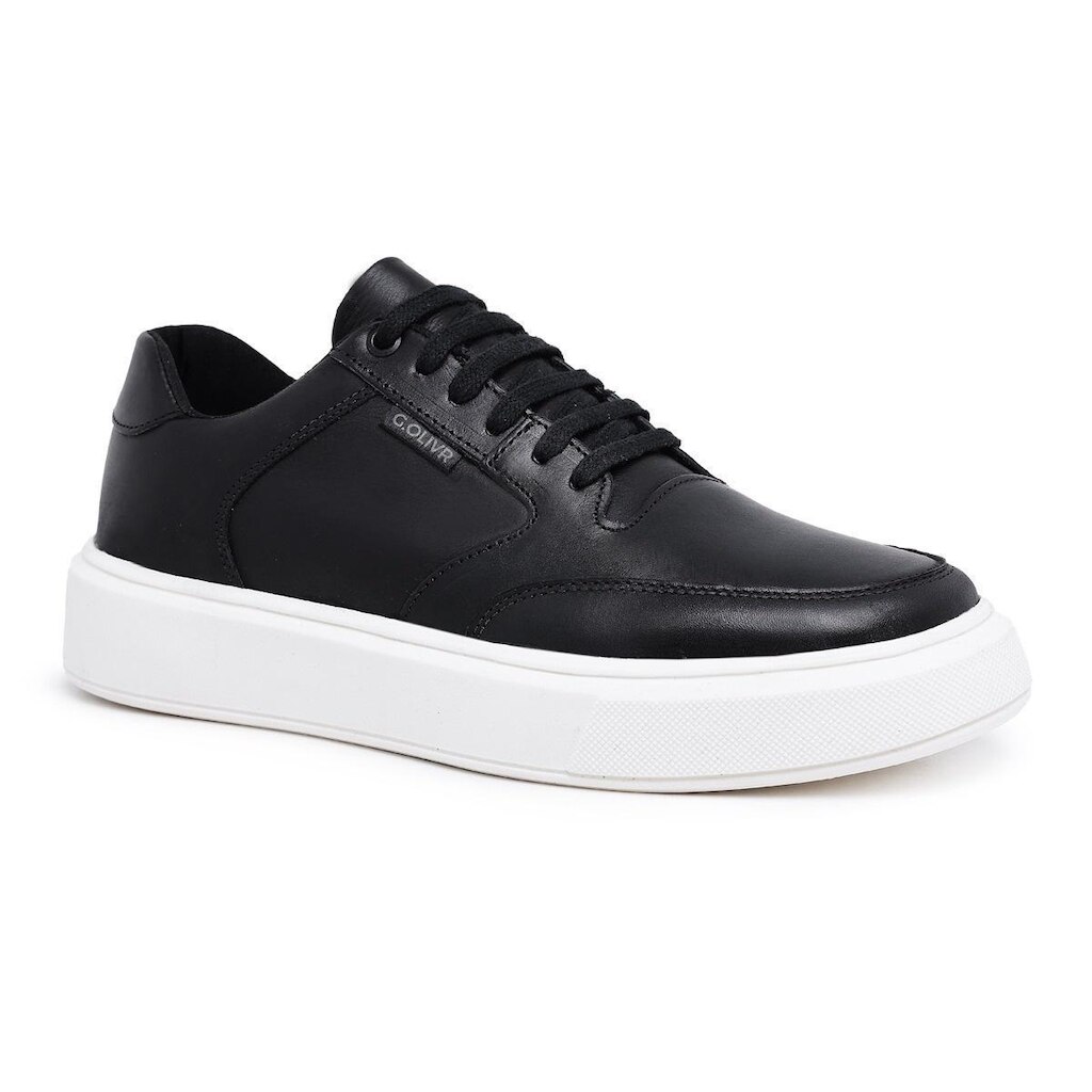 Sapato Casual Masculino Sola Tratorada em Couro