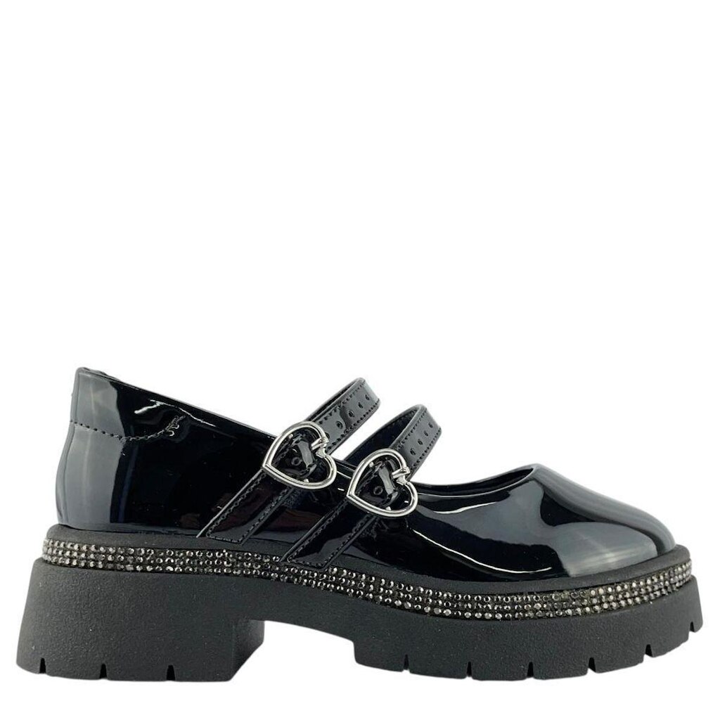 Sapato Casual Molekinha Infantil Menina Verniz Preto 2576202