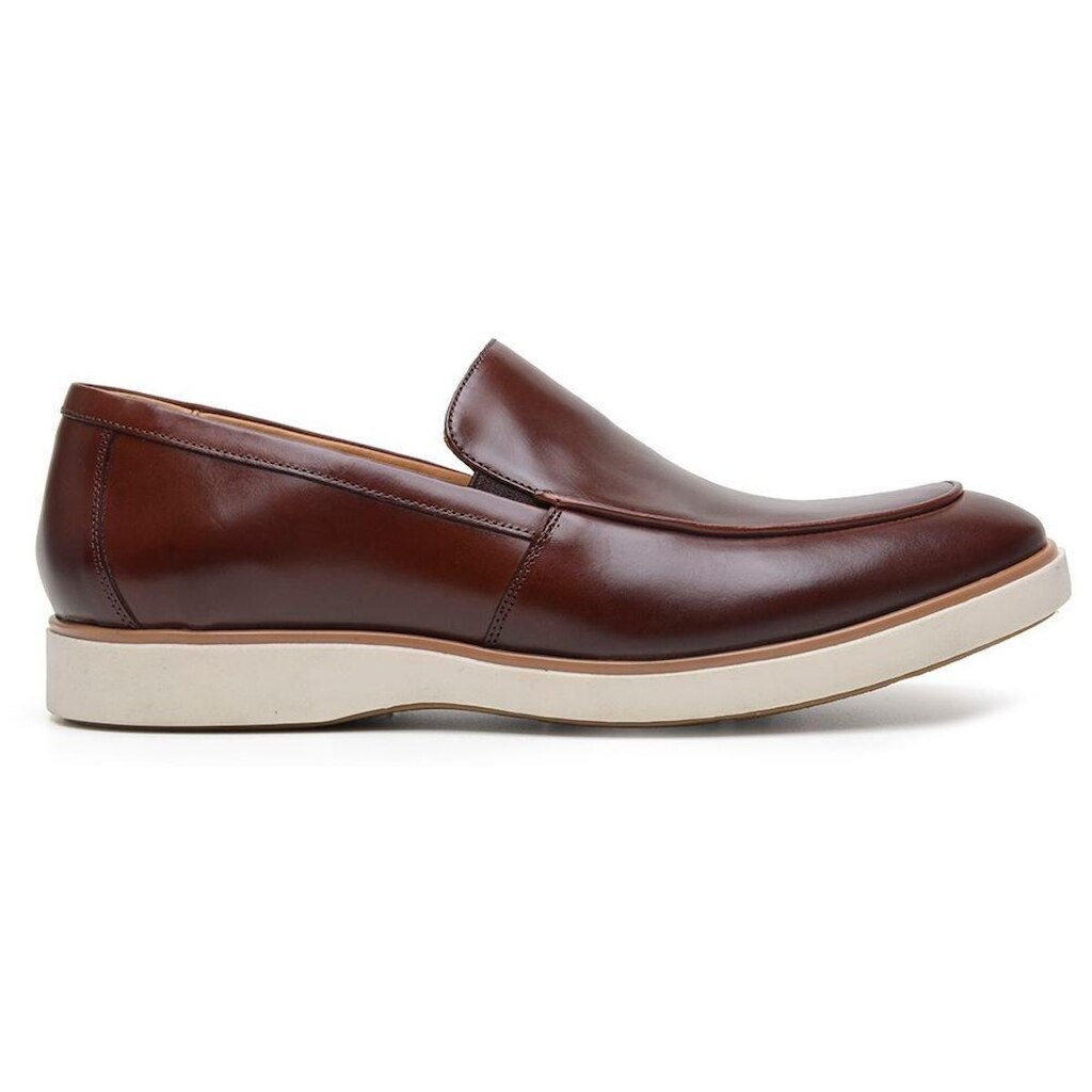 Sapato Casual Mouro Em Couro Masculino