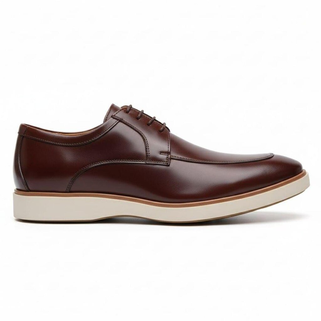 Sapato Casual Mouro Em Couro Masculino