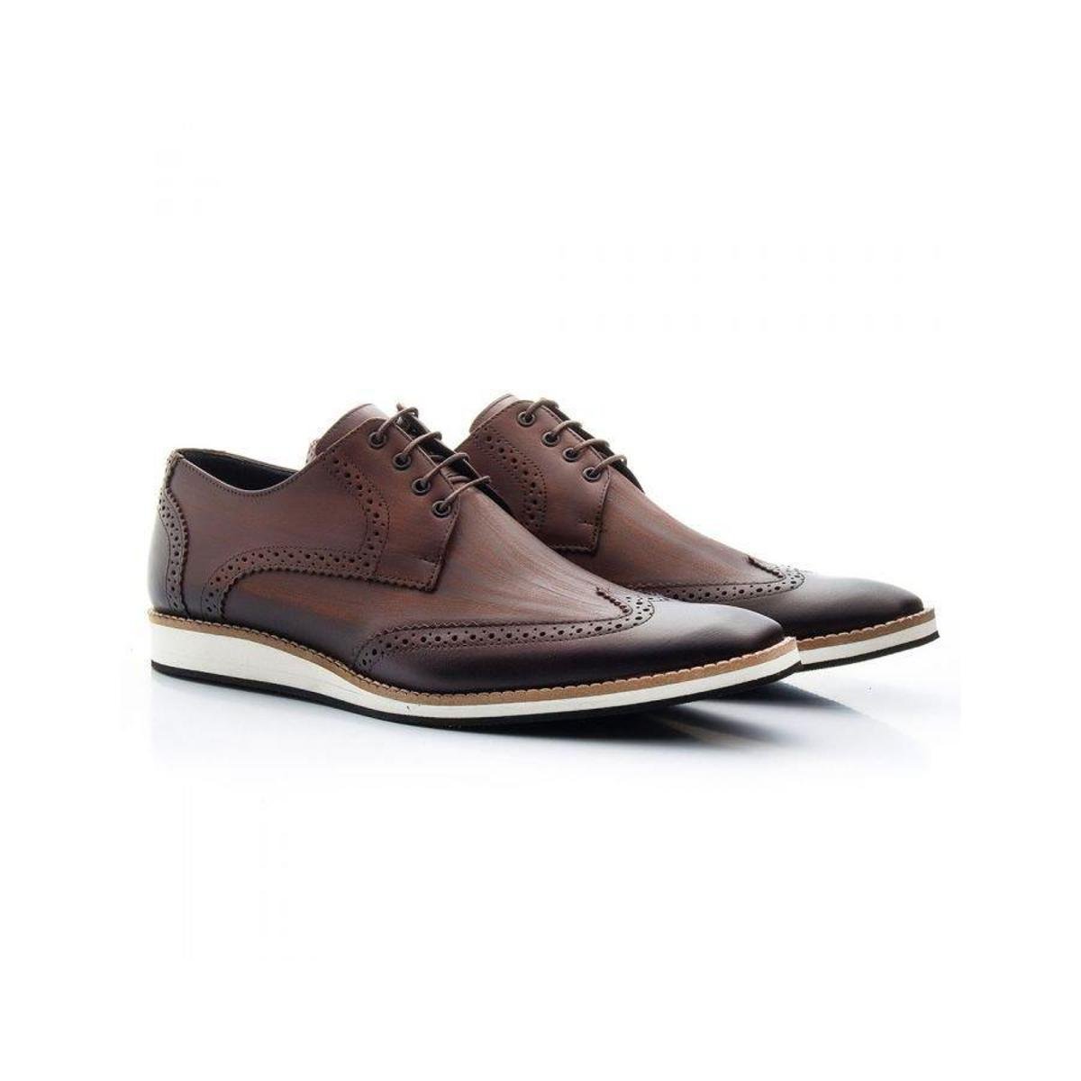 Sapato Casual Oxford Masculino Bigioni Couro Café 516 - Cafe é ruim? Sapato Casual Oxford Masculino Bigioni Couro Café 516 - Cafe é boa?