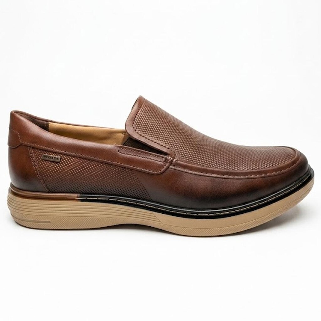 Sapato Casual Pegada 127602 Masculino Pinhão
