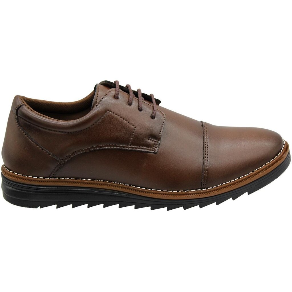 Sapato Casual West Line C/ Cadarço Sola Tratorada Masculino