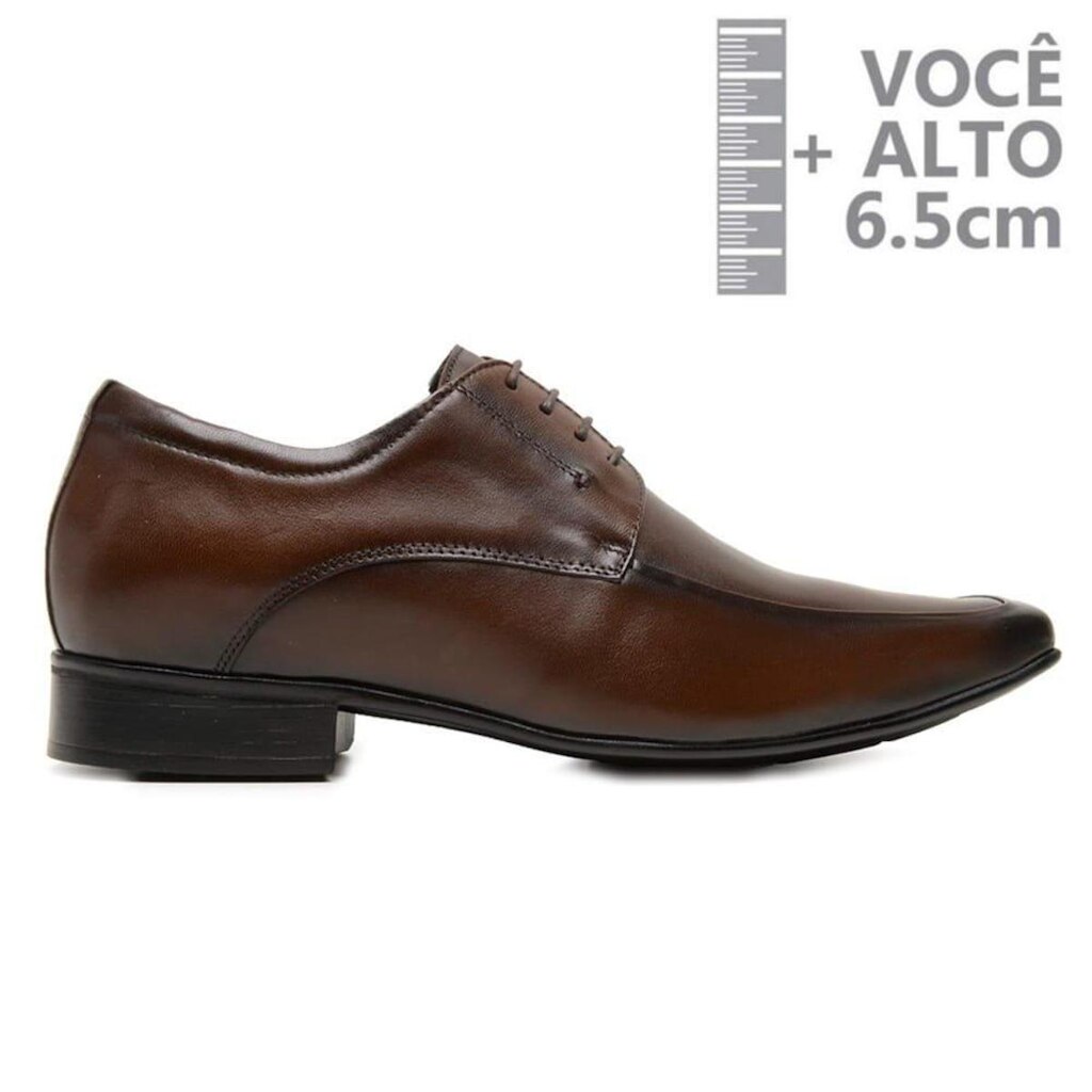 Sapato Com Salto Interno Jota Pe Marrom 82403