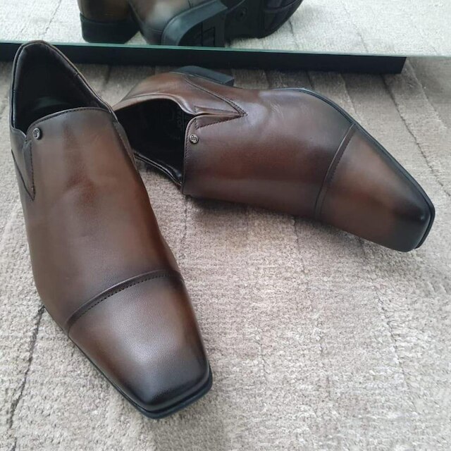 Sapato Com Salto Interno Jota Pe Marrom Air 79510