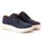Sapato Comfort Ranster Masculino em Couro Rústico Azul - Azul