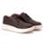 Sapato Comfort Ranster Masculino em Couro Rústico Café - Café