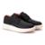 Sapato Comfort Ranster Masculino em Couro Rústico Preto - Preto