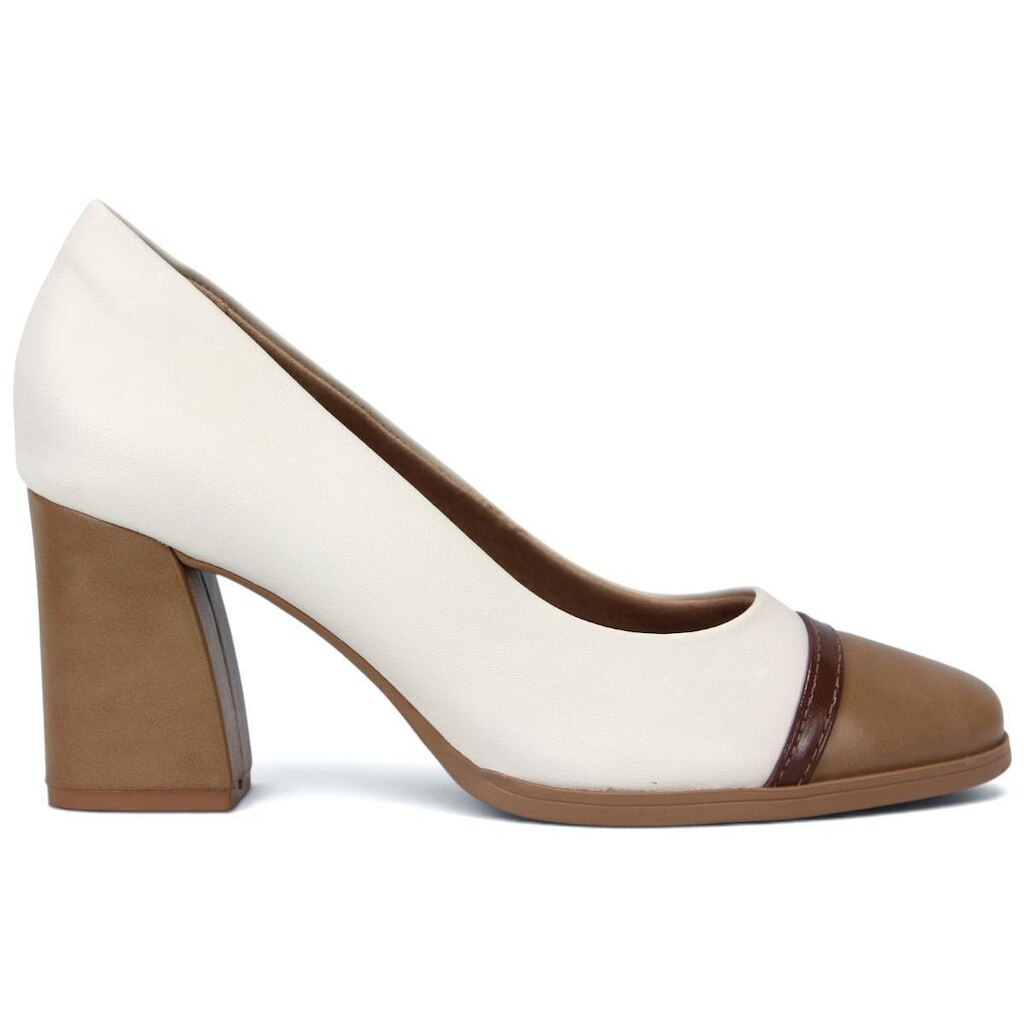 Sapato Comfortflex Salto Alto 26-78302 Feminino