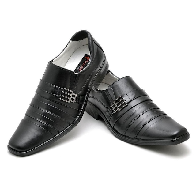Sapato Conforto Couro Masculino  010