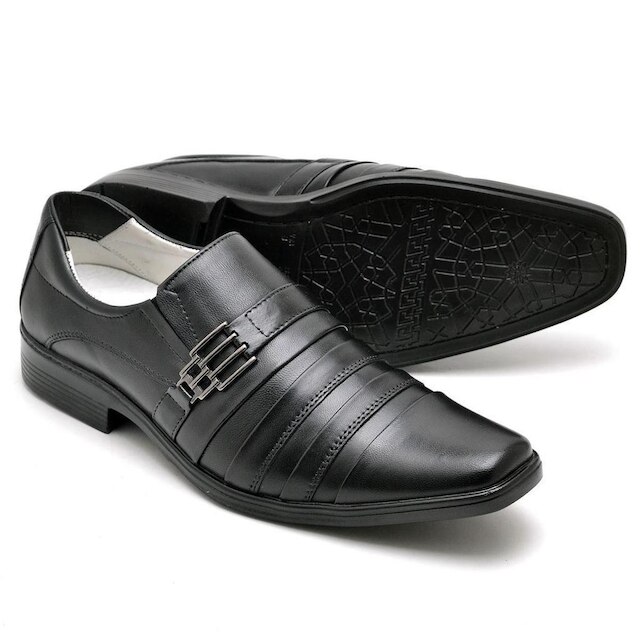 Sapato Conforto Couro Masculino  010