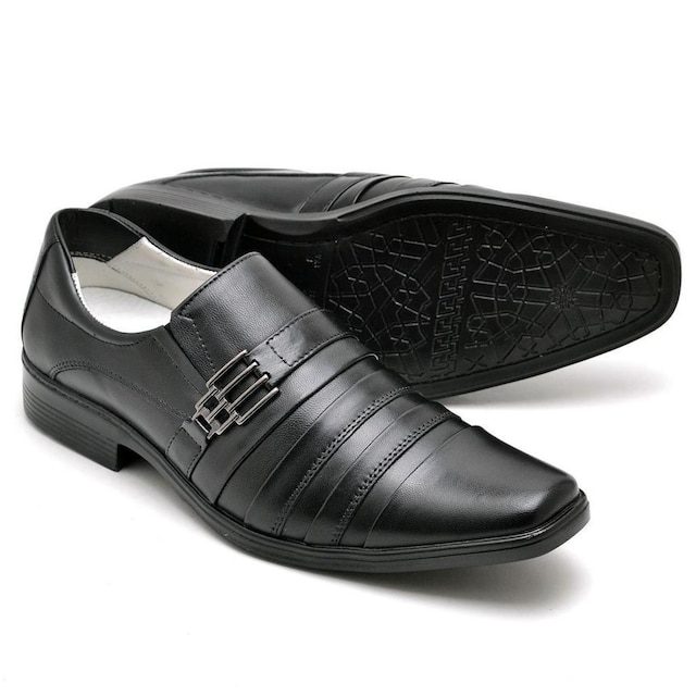 Sapato Conforto Couro Masculino 010