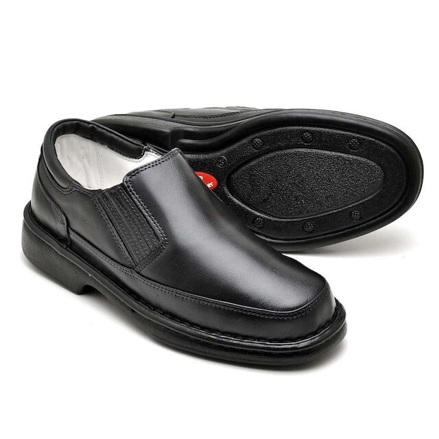 Sapato Conforto Couro Masculino