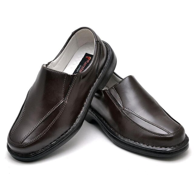 Sapato Conforto Couro Masculino