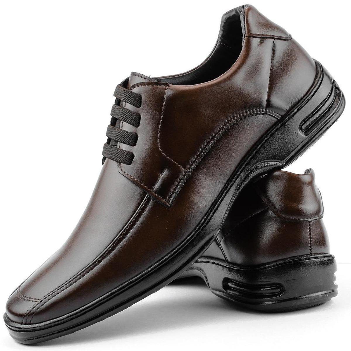 Sapato Conforto Dhl Elástico Masculino - Marrom é ruim? Sapato Conforto Dhl Elástico Masculino - Marrom é boa?