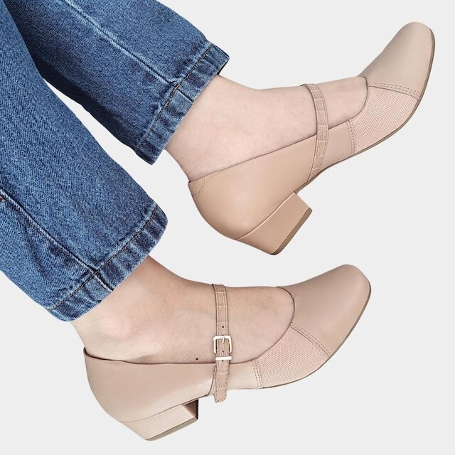 Sapato Conforto Firezzi Boneca Joanete Salto Baixo 237887