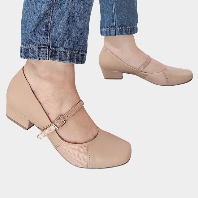 Sapato Conforto Firezzi Boneca Joanete Salto Baixo 237887
