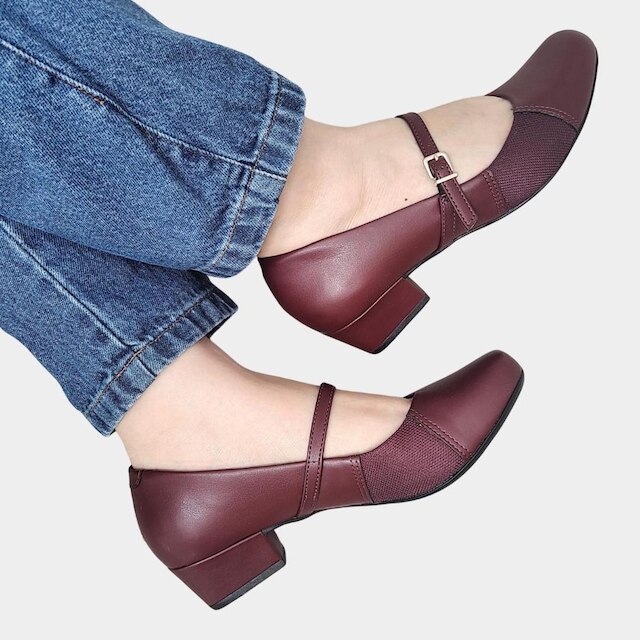 Sapato Conforto Firezzi Boneca Joanete Salto Baixo 237887