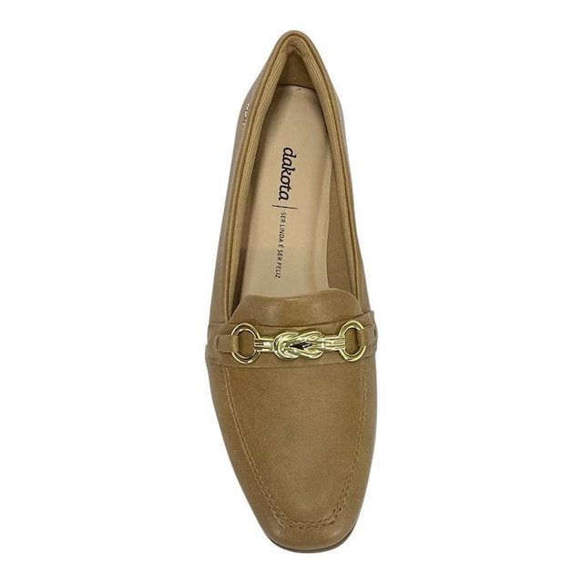 Sapato Dakota Mocassim Loafer DA431 Vertuo Camelo