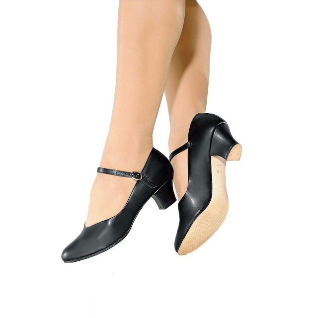 Sapato Dança De Salão Só Dança CH-52 Napa Salto 5cm Preto
