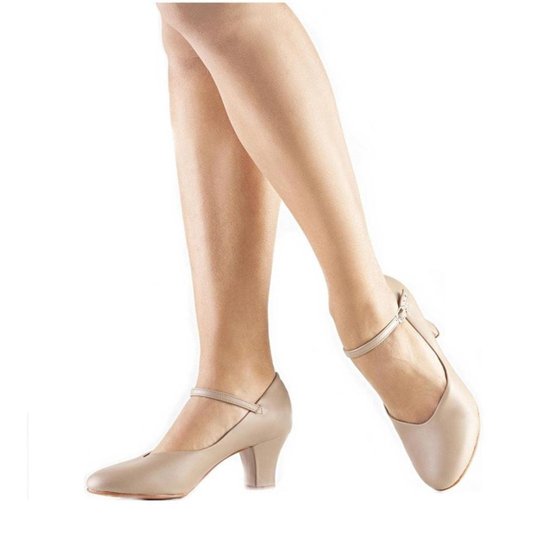 Sapato Dança de Salão Só Dança Napa Salto 5cm Beg