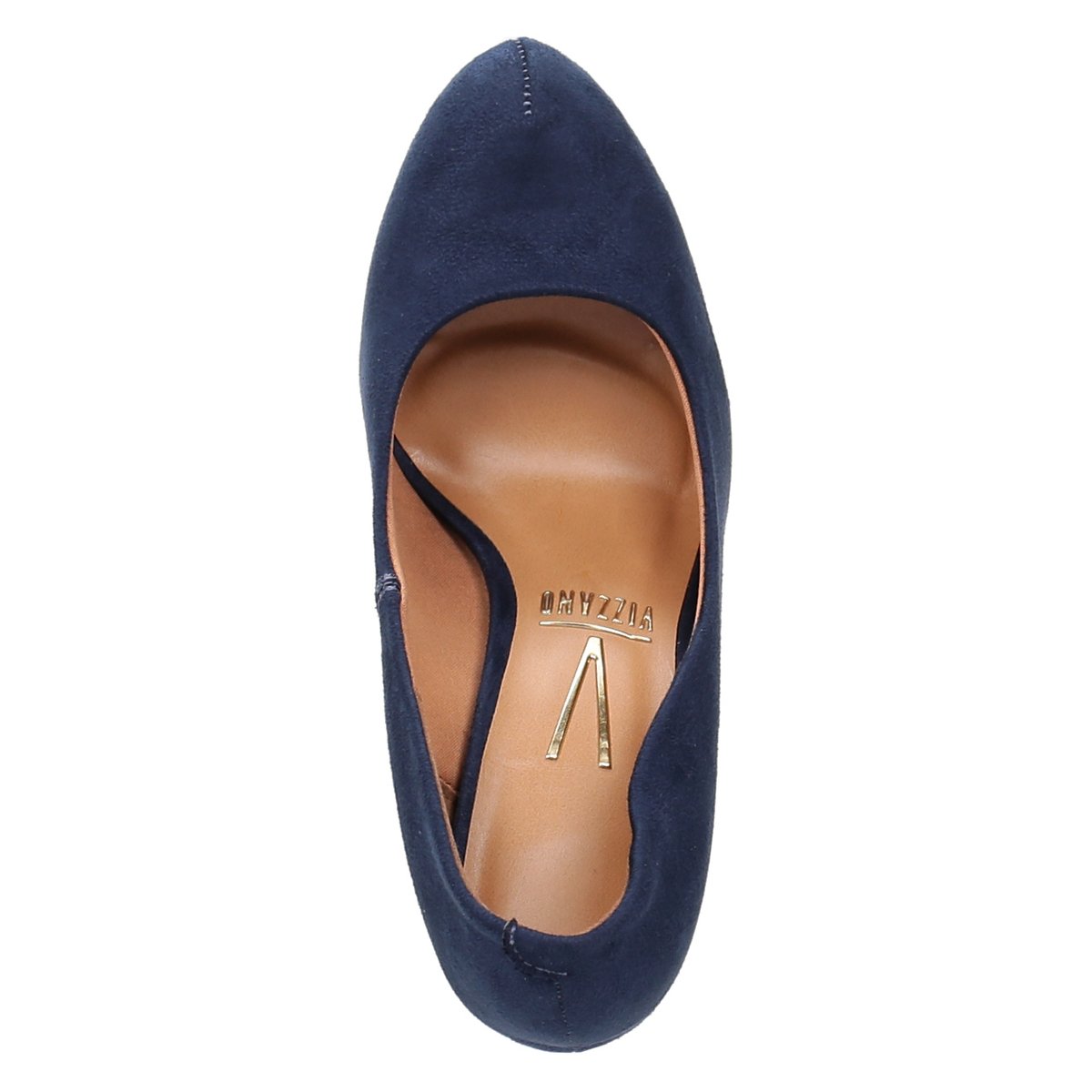 sapato meia pata azul marinho