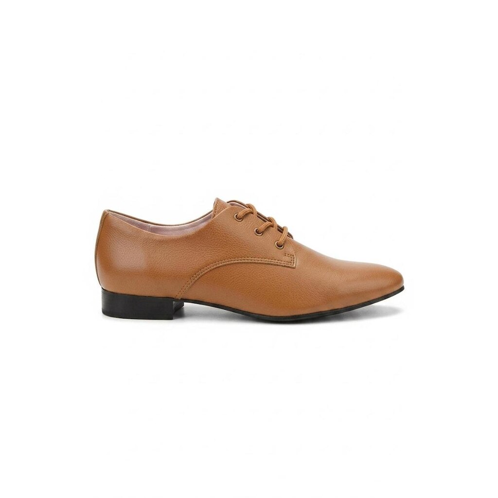 Sapato em couro Oxford feminino clássico 0213