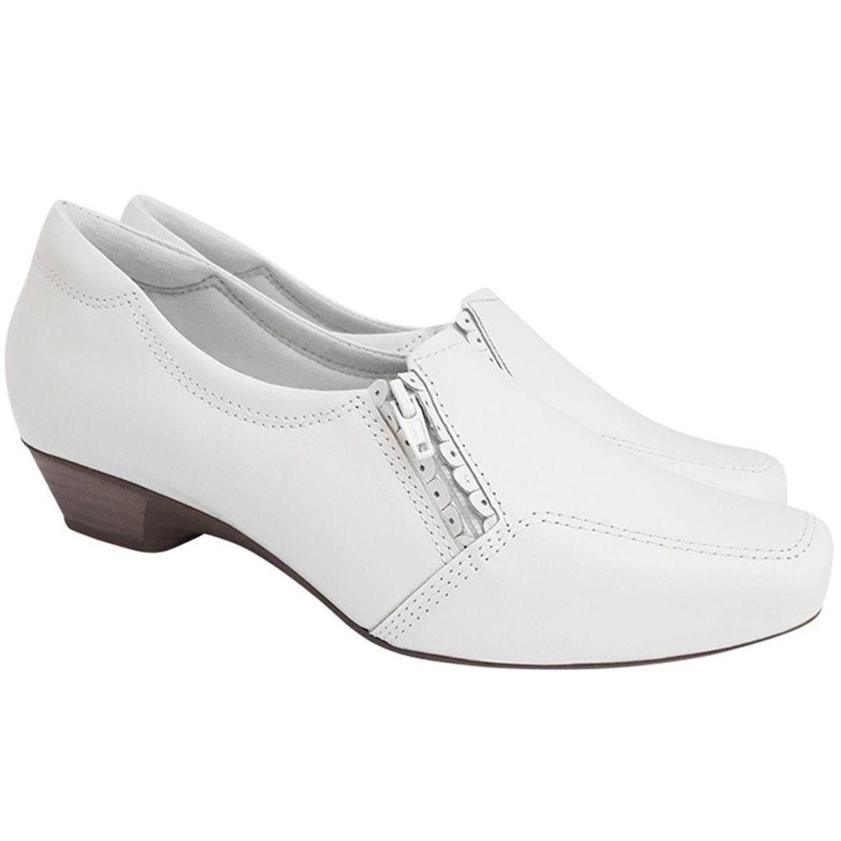 sapato branco feminino zattini