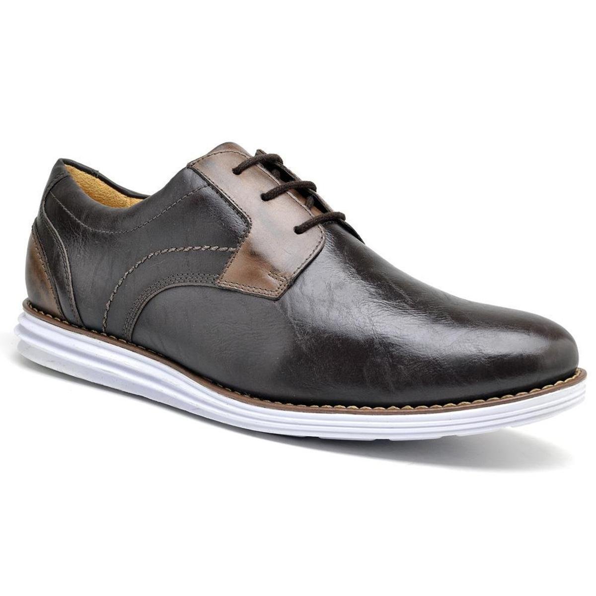 Sapato Esporte Fino Sandro Moscoloni Comfort West Masculino - Café Menor preço em Sapato Esporte Fino Sandro Moscoloni Comfort West Masculino - Café