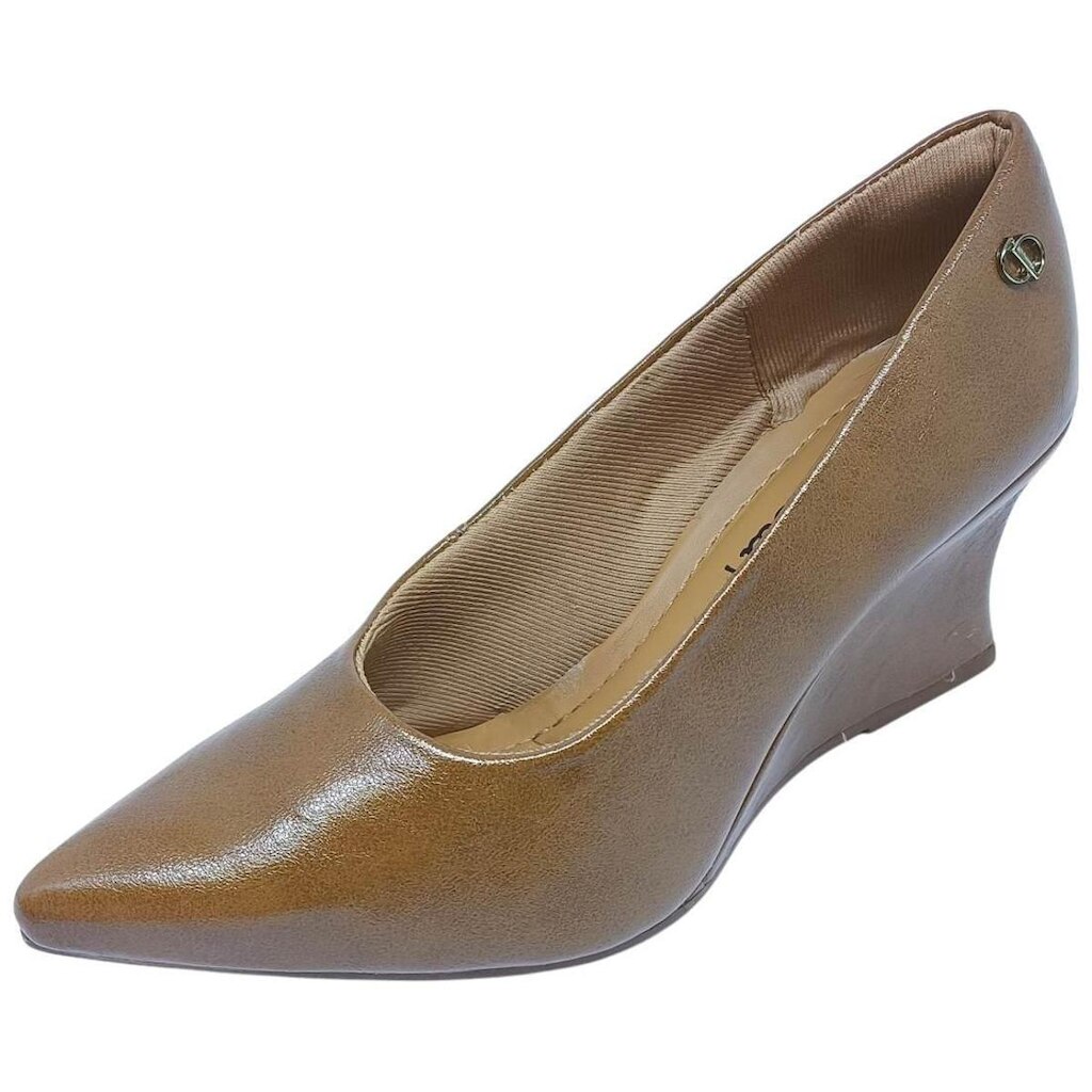 Sapato Feminino Anabela Conforto Estabilidade Medio Dakota