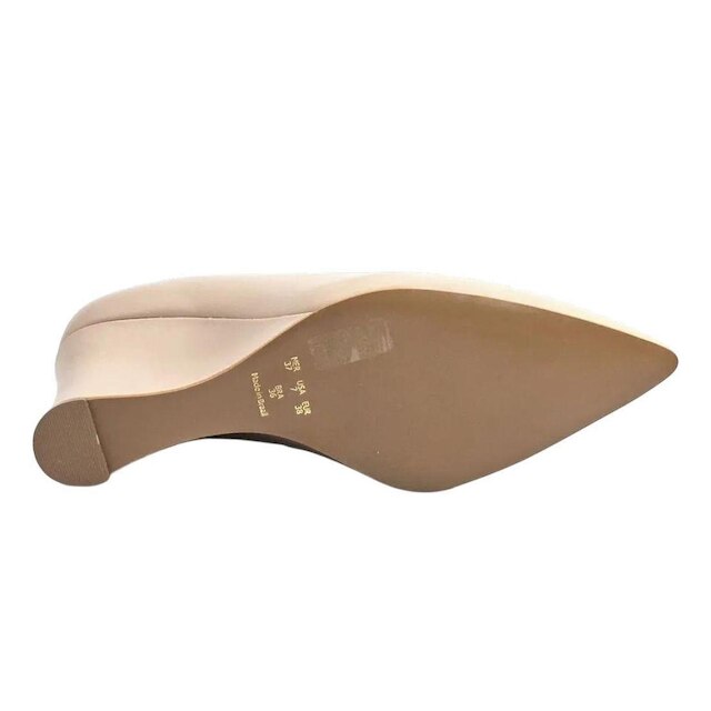 Sapato Feminino Anabela Salto Medio Macio Elegante Lia Line