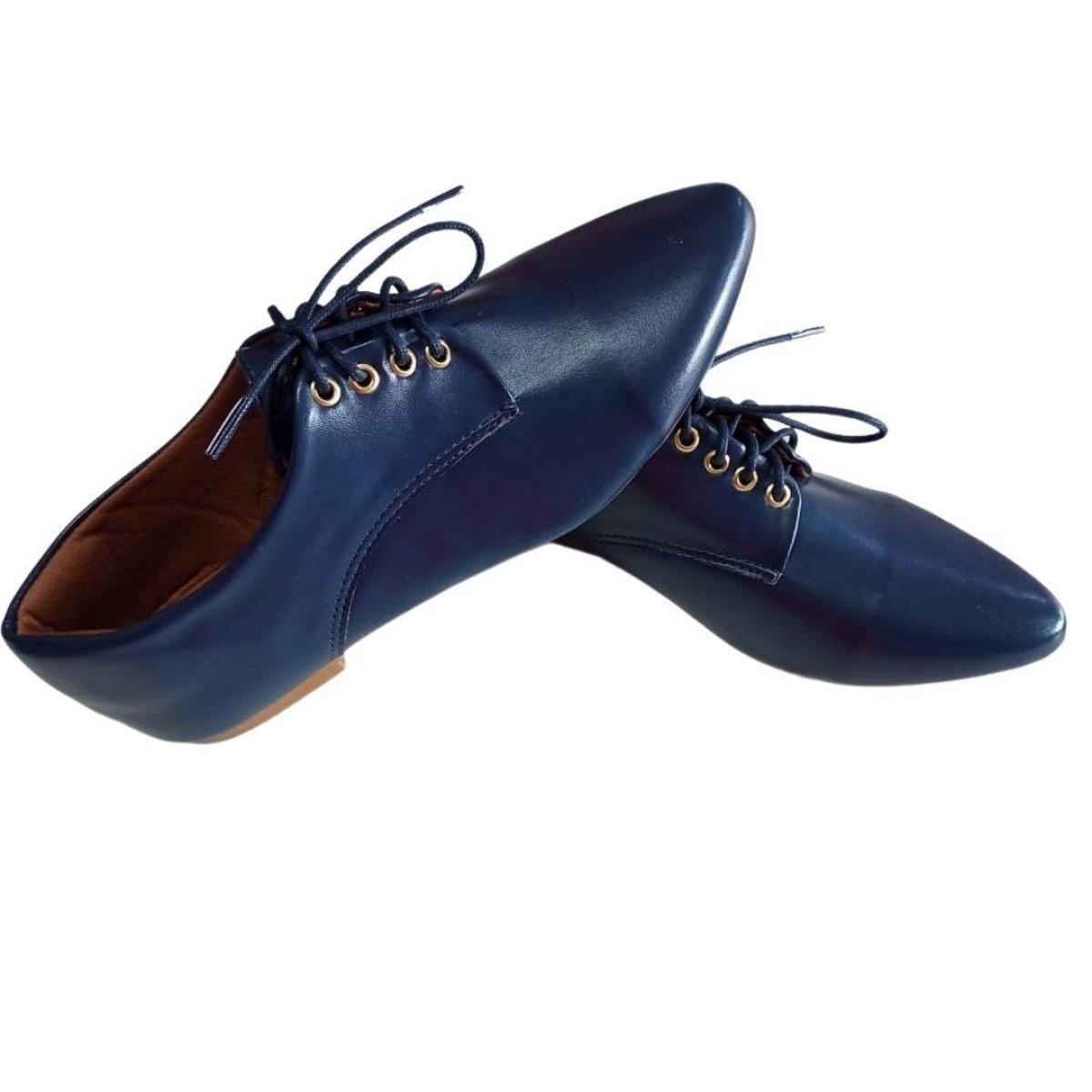 Bico Fino Mocassim Azul Marinho Feminino Sapato Feminino Azul Marinho Bico  Fino Sapato Oxford Zattini, image size:1200x1200