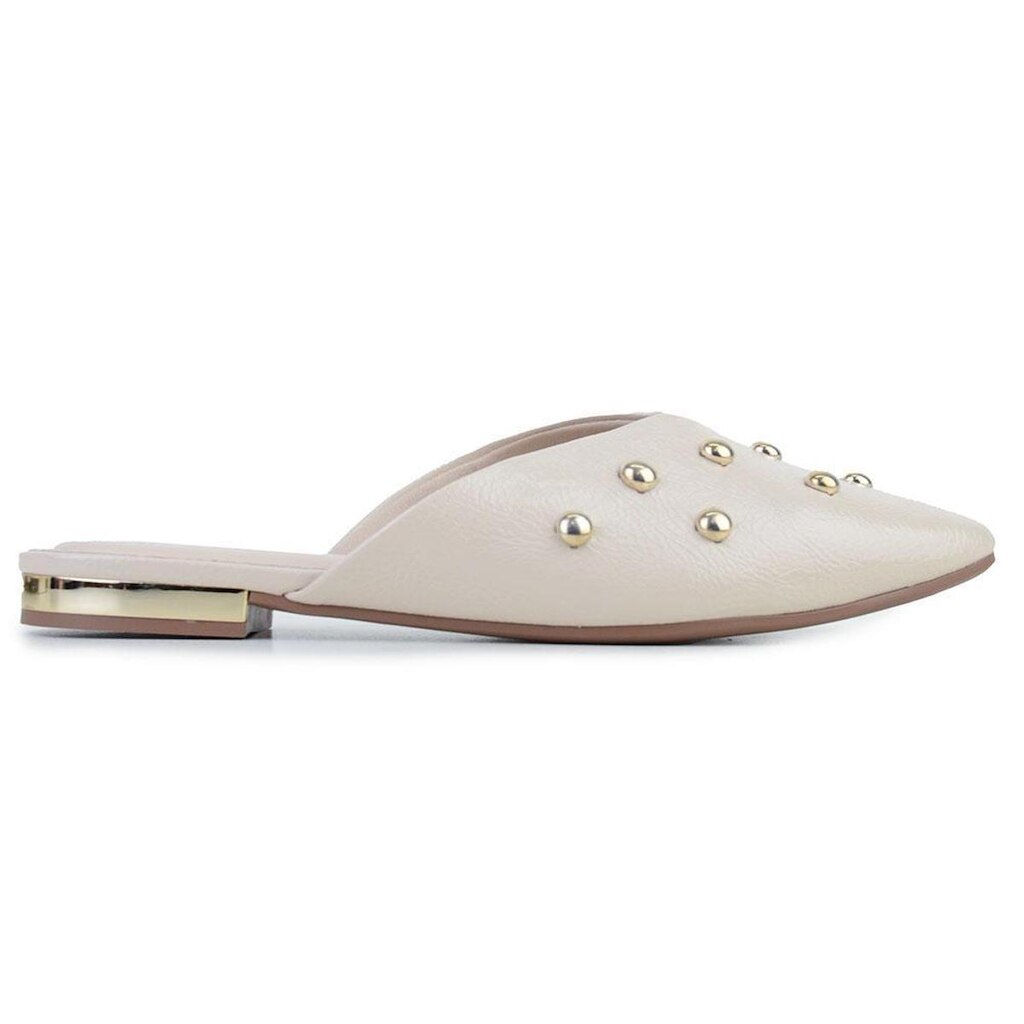 Sapato Feminino Bebecê Mule Bege - T1128