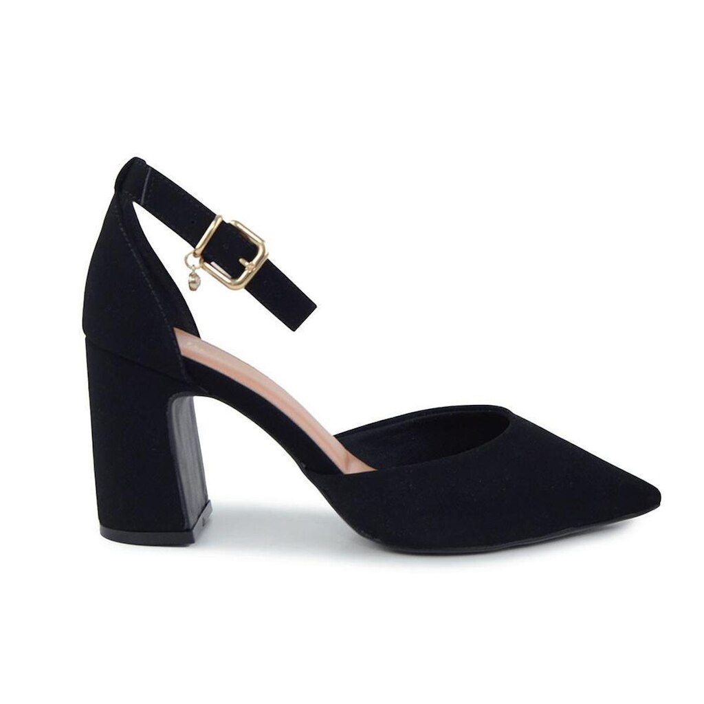 Sapato Feminino Bebecê Nobuck Preto - T702