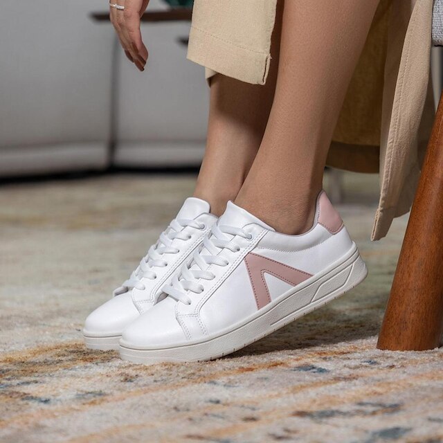 Sapato Feminino Branco Tenis Casual Moda Blogueira Original