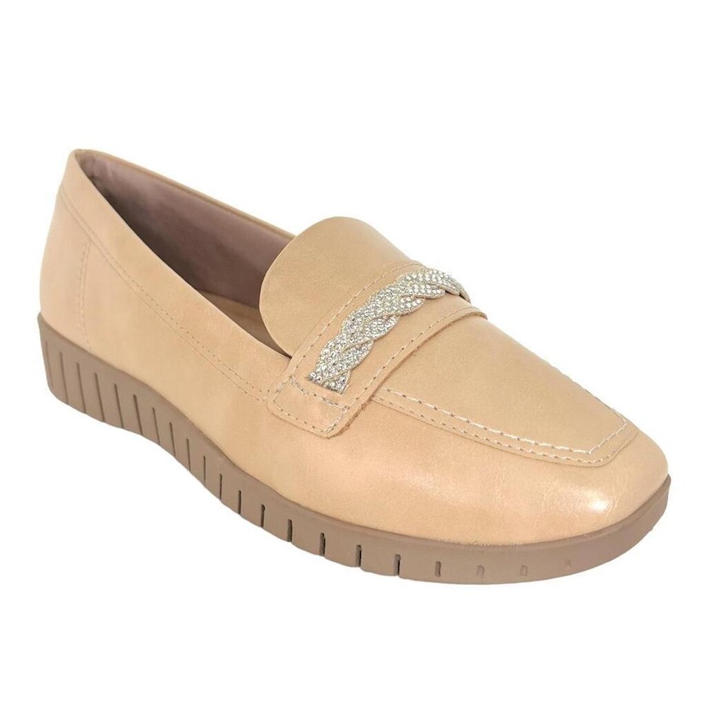 Sapato Feminino Campesí Loafer /Granola L9167-0005