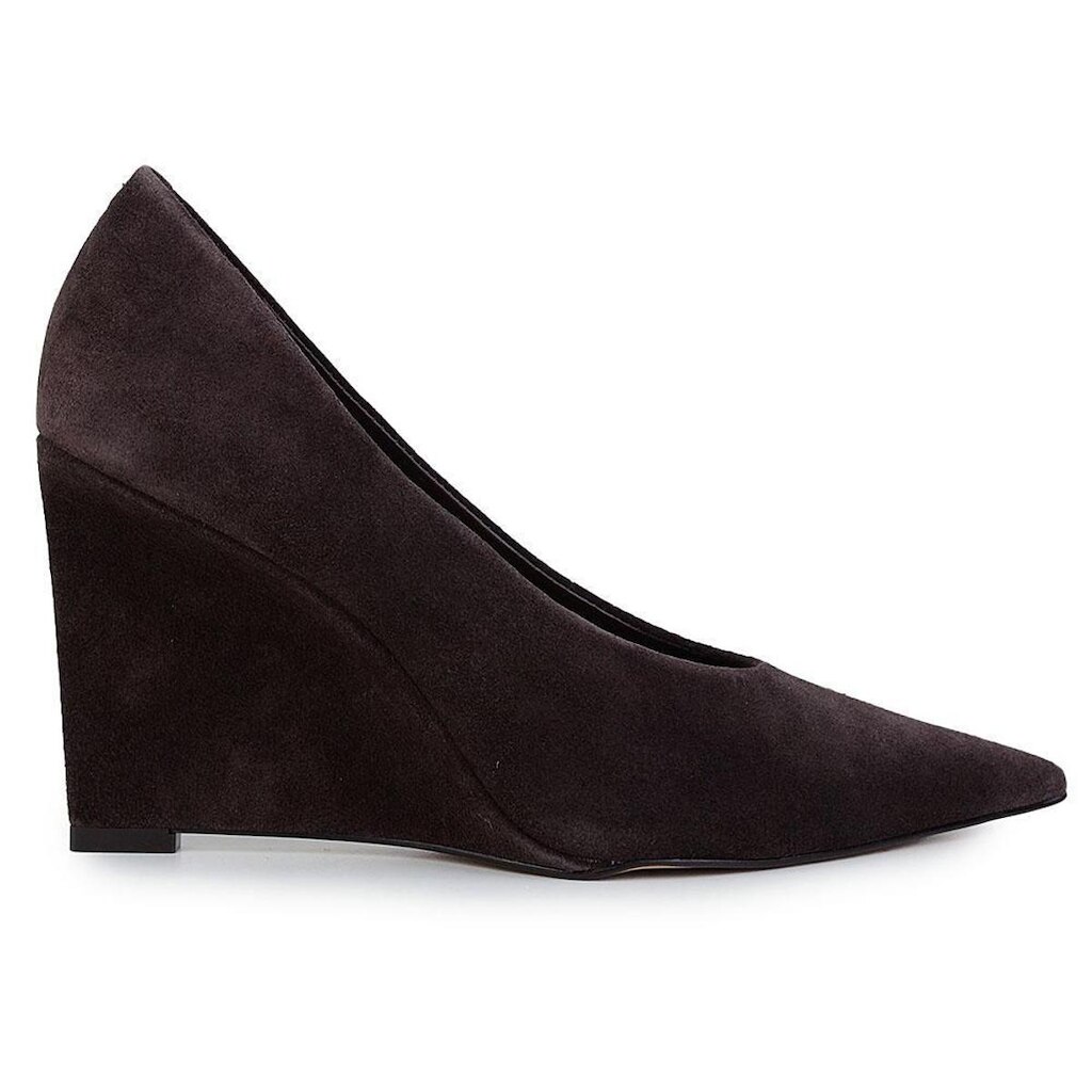 Sapato Feminino Carrano Suede Marrom Ganache - 9300