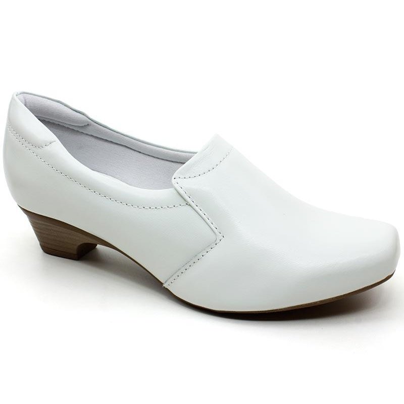 sapato branco feminino zattini