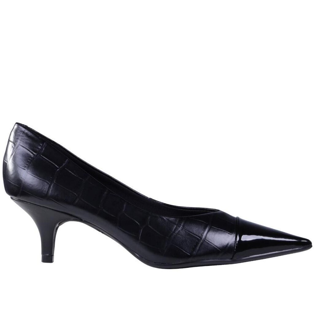 Sapato Feminino em Couro Zariff 345003 Preto