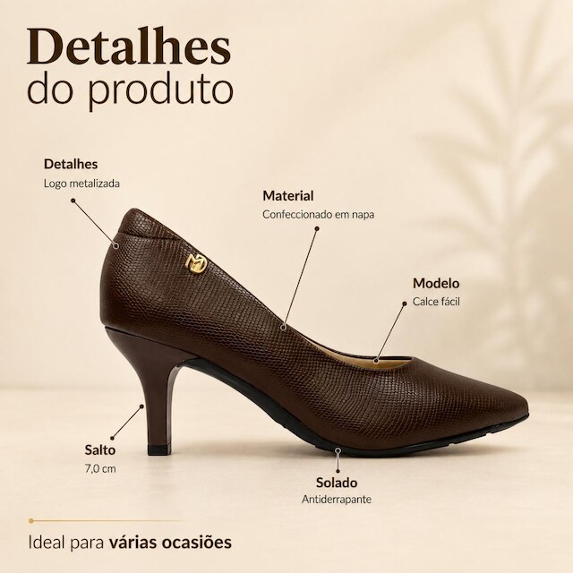 Sapato Feminino Modare Evora Classico 740810